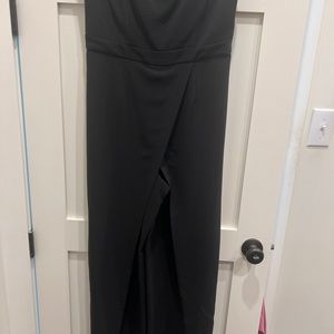 White House black market black jumpsuit ( straps to attach if desired )